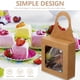 thumbnail image 4 of Caja De Papel Kraft Para Botellas De Vino Con Ventana Caja De Regalo Plegable Para Colgar Caja De Regalo Para Vino Botella De Vino Vacía Para Decoración, 4 of 5