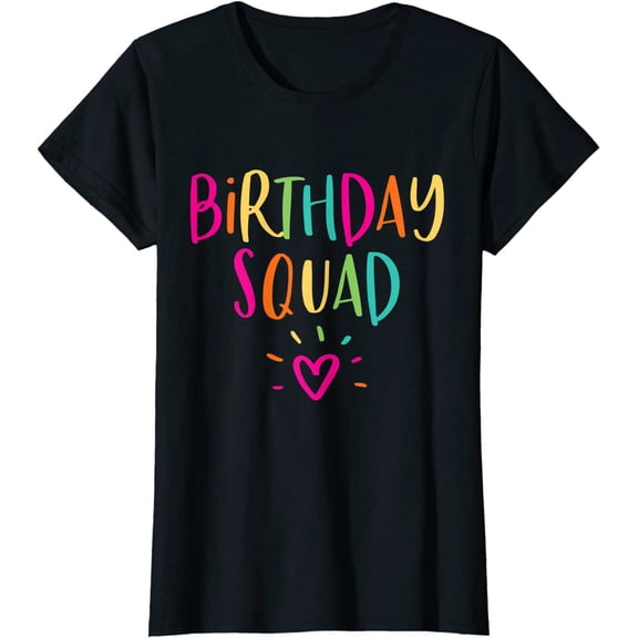 Birthday Crew Group Women Girls T-Shirt