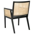 thumbnail image 5 of SAFAVIEH Couture Malik Coastal Linen Solid Dining Chair, Black/Natural, 5 of 5