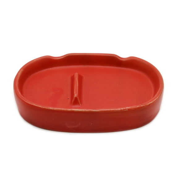 Soul Sticks Coral Red Ceramic Sage Smudge Stick Burner Holder Ash Catcher