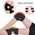 thumbnail image 4 of Rodilleras deportivas ajustables XCF acolchadas con esponja suave antideslizantes para yoga 1 par, 4 of 4