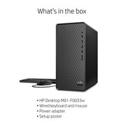 HP Desktop Tower R3 8GB/1TB Desktop Bundle