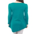 thumbnail image 5 of CHOK Tunique Longue à Manches Longues Col en V pour Femmes Robe T-Shirt, 5 of 5