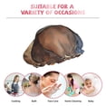 thumbnail image 7 of Gaeub Rustic Tile Pattern Shower Caps for Women Men,Double Waterproof Layers Bathing Hat,Elastic and Reusable Bath Caps, 7 of 7