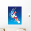 thumbnail image 1 of Colorful Figure Young Man Wall Mural by Wallmonkeys Peel and Stick Graphic (18 in H x 13 in W) WM248662, 1 of 4