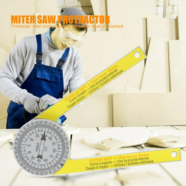 Yesbay Angle Finder Digital Display 360 Degree Measurement Durable High Accuracy ABS Angle Finder for Measuring Angle,Protractor