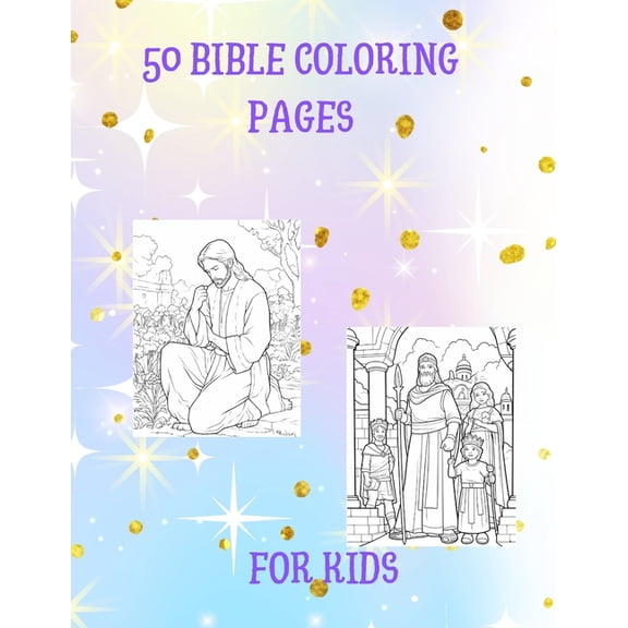 50 Bible Coloring Pages (Paperback)