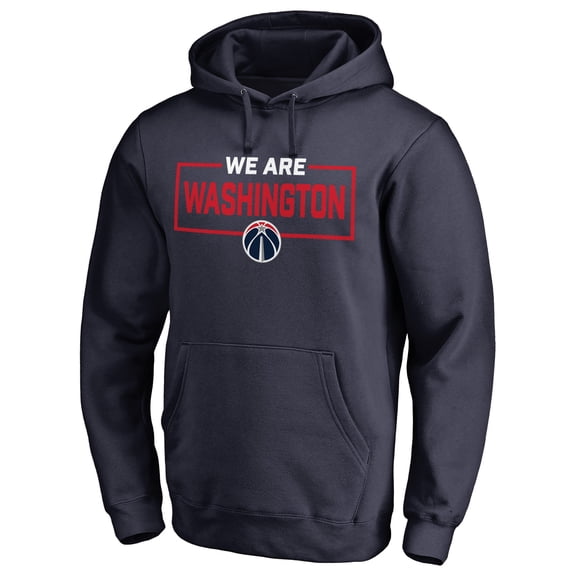 Men's Navy Washington Wizards We Are Iconic Collection Pullover Hoodie