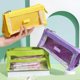 thumbnail image 5 of High Capacity Pencil Case Pen Pouches Water Resistant Marker Organizers Bag Travel Makeup Bag For School Office Travel Yellow, 5 of 5