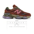 thumbnail image 2 of New Balance 9060 Men 8.5 Sneakers Shoes Rich Oak Burgundy Hi Pink, 2 of 5