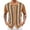 Brown, variant on WIZUTIZ Mens Knit Henley Shirts Vintage Casual Short Sleeve Shirt Golf Button Down Sweater