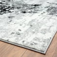 thumbnail image 4 of Luxe Weavers Contemporary Abstract Gray 8x10 Area Rug, Machine-Made Modern Carpet, 4 of 7