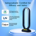 thumbnail image 2 of Esterilizador de luz UV Maxorkin UVC con ozono, control remoto y temporizador, 2 of 8