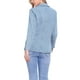 thumbnail image 3 of CHAQUETA DE DENIM INSPIRADA EN CHIC PARA MUJERES, BOTÓN ABAJO, SOLAPA MUESCA, DOS BOLSILLOS LATERALES, CHAQUETAS DE JEAN CASUAL L AZUL CLARO, 3 of 6