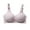 Purple, variant on Taqqpue Pregnant Women's Breastfeeding Bra Solid Color Cotton Pre Opening Button Breast Feeding Bra Maternity Sleep Bras