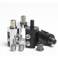thumbnail image 2 of Double Glass Door Hinges Top & Bottom Rotation Metal Top & Bottom Glass Door Pivots Hinges set for Double door, 2 of 7