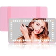thumbnail image 1 of Car Sun Visor Vanity Mirror Rechargeable Led Light Car Visor Mirror with Lighting Modes Travel Makeup Mirror with Dimmable Touch Screen for Car Truck SUV Rear View Mirror (), 1 of 9