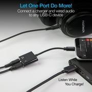 Naztech USB-C and 3.5mm Audio + Charge Adapter (15163-HYP)