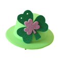 thumbnail image 2 of TISHITA ST. Patrick's Day Hat Costume Accessory for Celebration Carnival Performance FluorescentGreenPink, 2 of 8