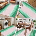 thumbnail image 6 of Rectangle Area Rug 4x6ft,Abstract Green Beige Ocean Wave Washable Carpet Non-Slip Runner Accent Rugs Indoor Floor Mat for Bedroom Living Room Decor,Modern Minimalist Style, 6 of 9