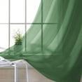 thumbnail image 4 of Dainty Home Malibu Textured Semi-Sheer Linen Look Grommet Top Curtain Set Of 4, 54" x 84" each (Covers Two Windows), 4 of 10