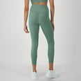 thumbnail image 3 of Hanes Moves Women's 7/8 Leggings with Internal Pocket, 25" Herbal Olive Green XL, 3 of 6
