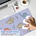 thumbnail image 4 of Long Mouse Pads for Desk,Purple Background Dinosaur Pattern Desk Mats on Top Of Desks, Desk Mouse Pad Extra Large with 3mm Non-Slip Base and Stitched Edge for Gaming,Office,Work,Home 31.5"x11.8", 4 of 6