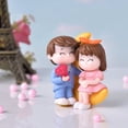 thumbnail image 2 of Yvsxxv Miniature Couple Figurine Set, Fairy Garden Micro Landscape Decor, 2 of 7