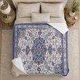 thumbnail image 5 of Autumn Harvest Mandala Design, Cozy Friendship Quote Scene, Warm Flannel Blanket for Living Room and Reading Nook, Art Lovers Thanksgiving Gift, Artistic Home Decor, 5 of 9