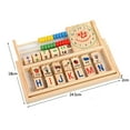 thumbnail image 3 of Wooden Math Learning Toy For Children Versatile Educational Clock And Calculation Rack Develops Number Skills Colorful Design Safe Material For Toddlers Over 3 Years, 3 of 6