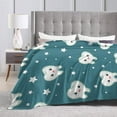 thumbnail image 4 of Yibo Funny Teeth Blanket Flannel Soft and Comfortable Anti-static Bed Sofa Blanket, 4 of 4