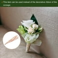 thumbnail image 7 of Uxcell 42mm Alloy Corsage Decorative Holder Vase for Wedding Party Prom Rose Gold 4 Pack, 7 of 7