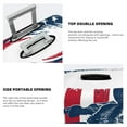 thumbnail image 3 of Honeii fisherman fishing with USA flag Elastic Luggage Cover, featuring double-sided printing, is the ideal companion for travel, business trips, and daily use(not included suitcase )-Small, 3 of 7