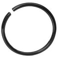 thumbnail image 1 of Nose Ring Hoop Black IP Surgical Steel Universal Jewelry 22G 8MM 10MM 12MM, 1 of 7