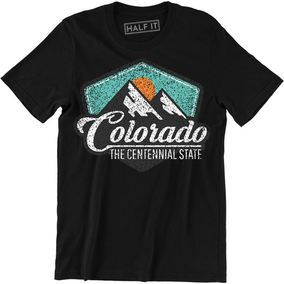 Colorado Est 1876 The Centennial Vintage State Retro Hometown Pride Usa T-Shirt