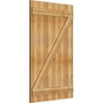 thumbnail image 2 of 32 1/4"W X 51"H Timbercraft Six 5 3/8" Boards Joined Board-N-Batten Shutters W/Z-Bar, Rough Sawn Western Red Cedar (Per Pair), 2 of 13