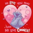 thumbnail image 2 of Girls Sesame Street Me Love You More Than Cookie T Shirt, 2 of 5