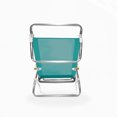 thumbnail image 3 of Caribbean Joe 5 Position Folding Beach Chair, Teal, Towel Bar, Full Recline, 3 of 5