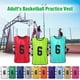 thumbnail image 4 of 12 PCS Adults Soccer Pinnies Quick Drying Football Team Jerseys Youth Sports Scrimmage Soccer Team Training Numbered Bibs Practice Sports Vest, 4 of 5