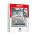 thumbnail image 3 of SUSSEXHOME Beige Creations %100 Cotton Duvet Cover Set, Turquoise, Queen Size Duvet Cover, 1 Duvet Cover, 1 Fitted Sheet and 2 Pillowcases, Iron Safe, Hypoallergenic, Breathable Bedding Set, 3 of 4