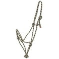 thumbnail image 4 of Gatsby Classic Cowboy Rope Halter Black Horse, 4 of 6