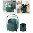 thumbnail image 3 of HILABEE Portable Makeup Case Large Capacity Cosmetic Box Travel Organizer with 2 Drawers Waterproof Home Storage Boxs Jewelry Box Green, 3 of 9
