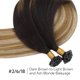 thumbnail image 5 of Extensiones de cabello humano HOTBANANA con punta en U, 16 cm, 50 g, años 50, 5 of 7