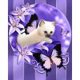 thumbnail image 1 of Cuadros Decorativos Kits de pintura de diamante 5D DIY Gatito blanco Pared de taladro cuadrado completo (50x70cm) Likrtyny embutido en tela, 1 of 6
