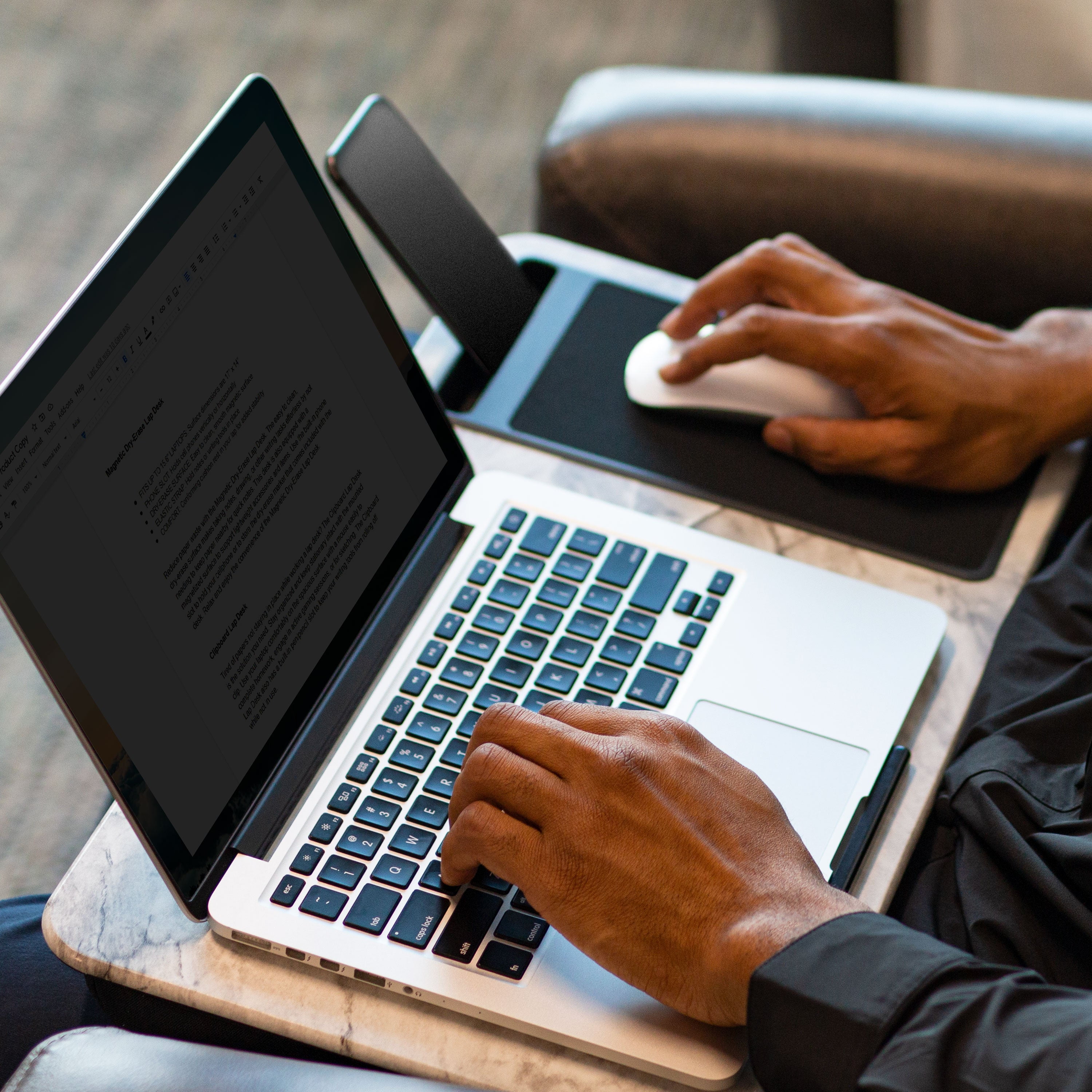 Marble lap desk online