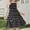 Black, variant on Eltusu Girls Casual Dresses, Sleeveless Fashion Crew Neck Summer Kids Clothes Brown Size 10-12 T