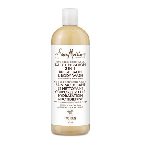 Shea Moisture 100% Virgin Coconut Oil 2 in 1 Bubble Bath & Body Wash
