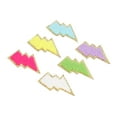 thumbnail image 5 of Parches para ropa, 6 uds., parches para planchar con rayos, parches bordados decorativos con forma de rayo delicado para ropa, pantalones, sombreros, bolsos, 5 of 5