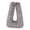 Dark Gray, variant on Travel U-Shaped Neck and Body Pillow for Car Sleeping and Reading, Comfortable Travel Pillow for Long Trips