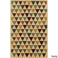 thumbnail image 2 of Rizzy Rugs Julian Pointe Area Rug JP8760 Brown Triangles Wool, 2 of 2